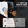 VEVOR 5-8KW Diesel Heater, Diesel Air Heater All in One with Remote Control and LCD Screen, Fast Heating Low Noise, Portable Diesel Heater for Truck Van RV Trailer Camper