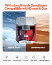 VEVOR Portable Diesel Fuel Tank 58 Gal Gasoline Tank 12V Transfer Pump 10GPM