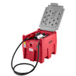 VEVOR Portable Diesel Fuel Tank 58 Gal Gasoline Tank 12V Transfer Pump 10GPM