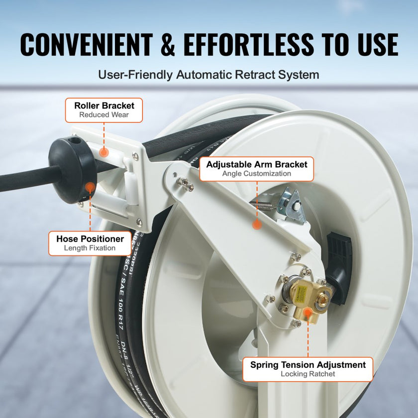 VEVOR Fuel Hose Reel, 1/2