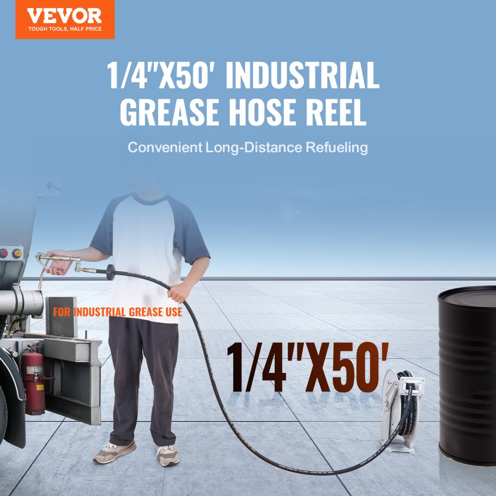 VEVOR Fuel Hose Reel, 1/4