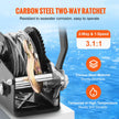 VEVOR Hand Winch, 800 lbs Pulling Capacity, Boat Trailer Winch Heavy Duty Rope Crank with 33 ft Steel Wire Cable and Two-Way Ratchet, Manual Operated Hand Crank Winch for Trailer, Boat or ATV Towing