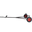 VEVOR Boat Trailer Dolly 420lbs Load Capacity, Carbon Steel Trailer Mover with 96''-116'' Adjustable Length, 16'' Pneumatic Tires & Nonslip Support Bracket, for Moving Kayak Motorboat Fishing Boat