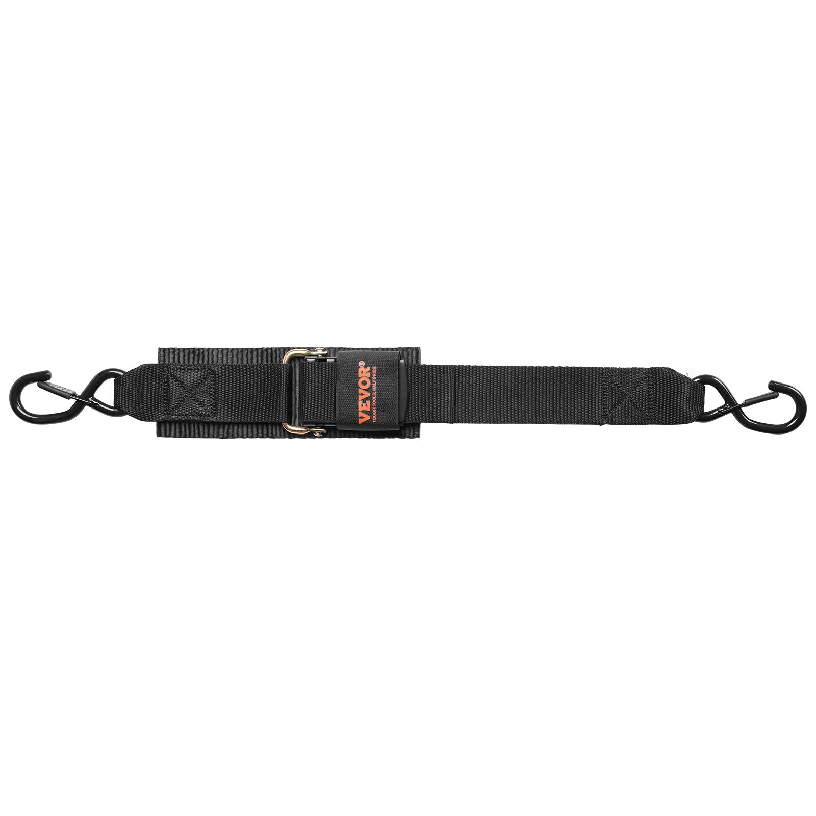 VEVOR Retractable Ratchet Straps Tie Down Straps 2 in x 2 ft for Boat (2 Pack)