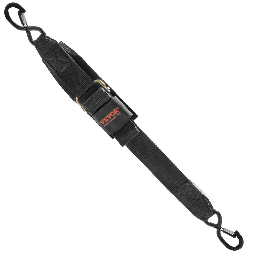 VEVOR Retractable Ratchet Straps Tie Down Straps 2 in x 2 ft for Boat (2 Pack)