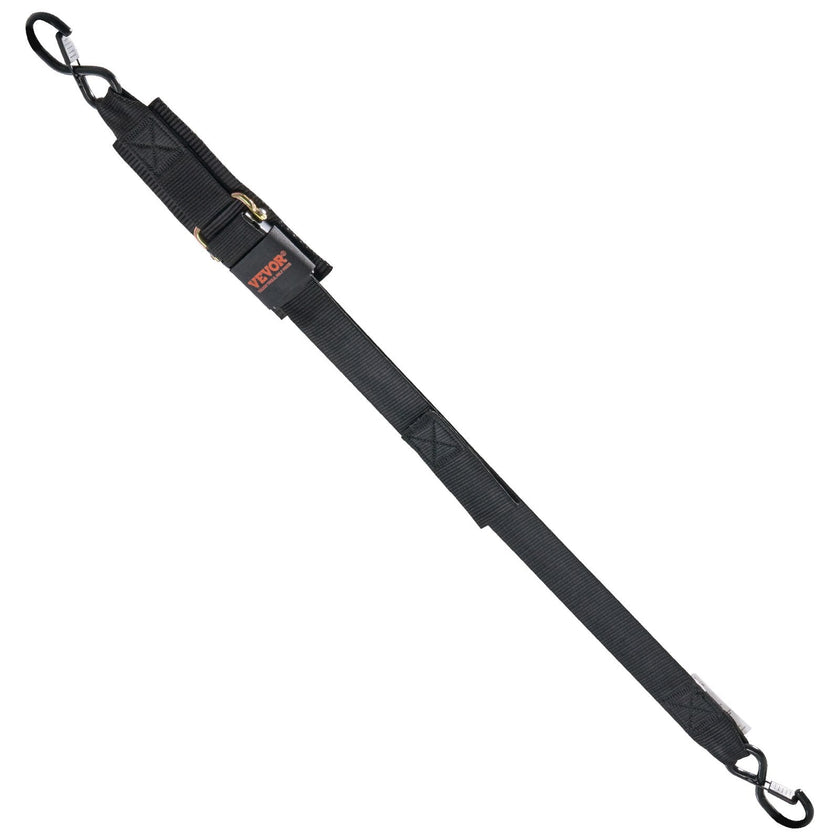 VEVOR Retractable Ratchet Straps Tie Down Straps 2 in x 4 ft for Boat (2 Pack)