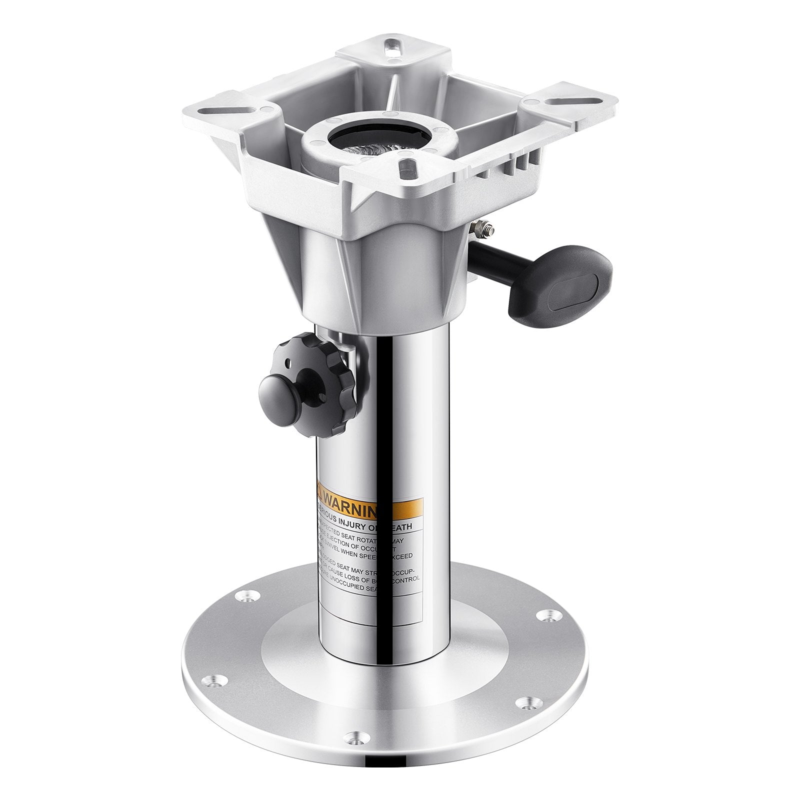 VEVOR Boat Seat Pedestal 12.76-18.7 Inches Height Adjustable Boat Seat Mount
