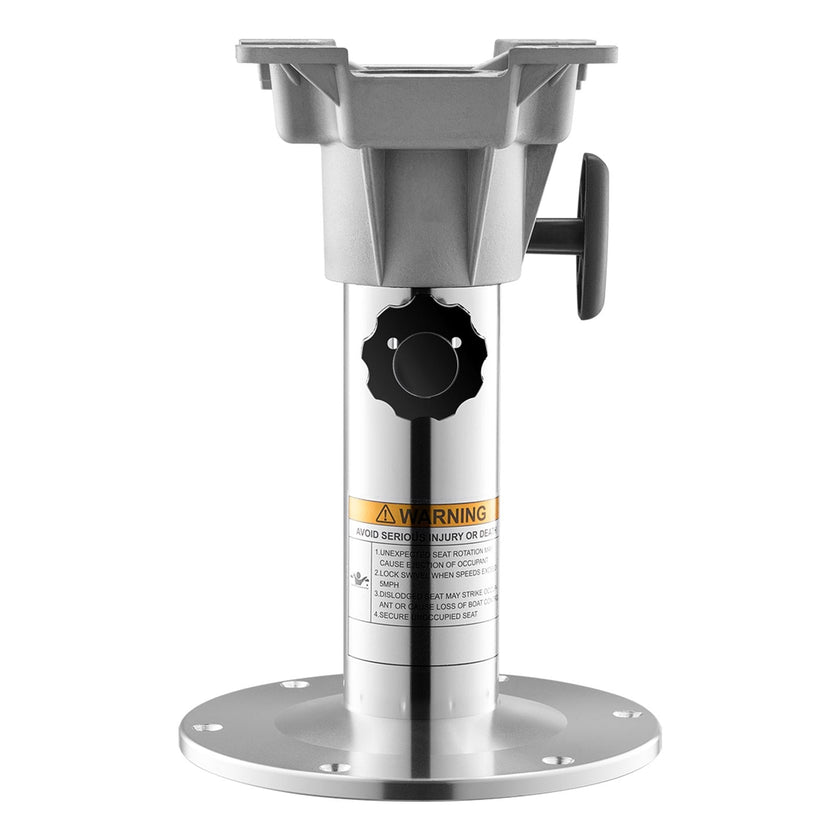 VEVOR Boat Seat Pedestal 12.76-18.7 Inches Height Adjustable Boat Seat Mount