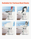 VEVOR Boat Seat Pedestal 13.39-19.2 Inches Height Adjustable Boat Seat Mount