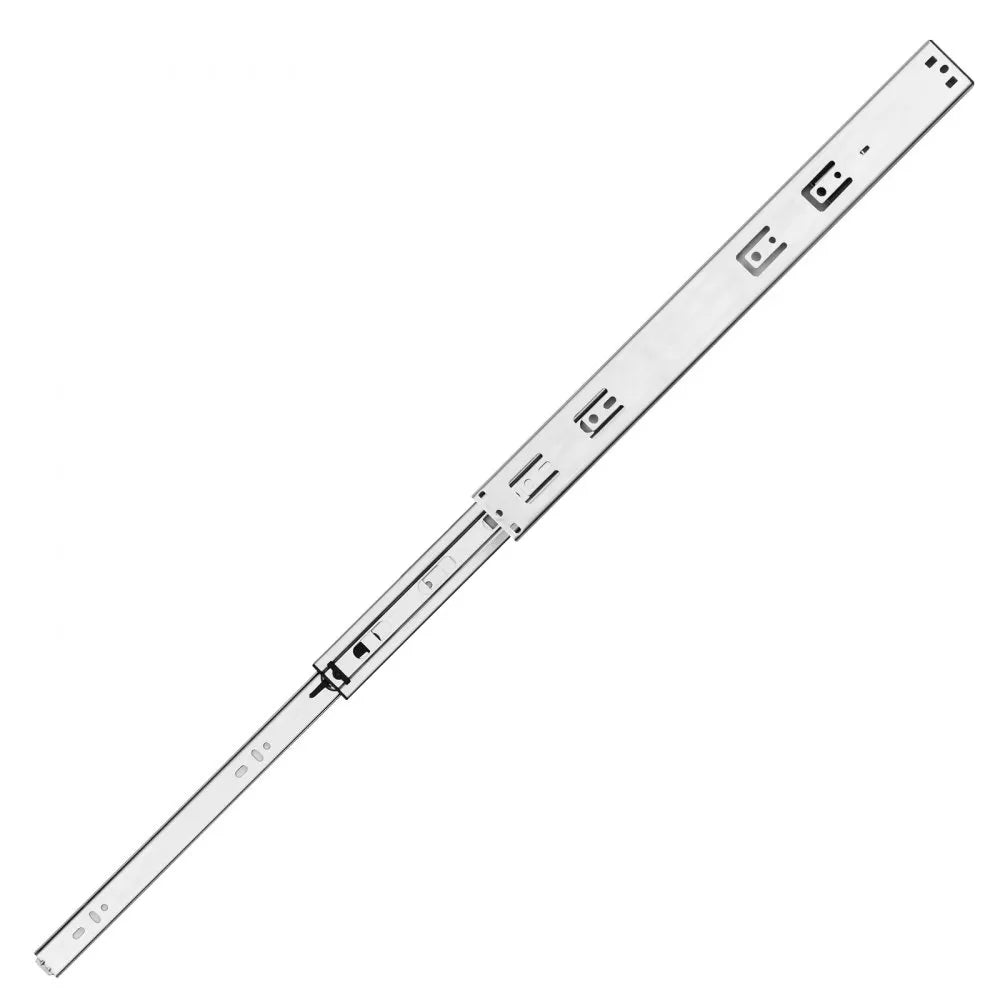 VEVOR Drawer Slides Side Mount Rails, Soft-Close10 Pairs 18 Inch, Heavy Duty Full Extension Steel Track, Noiseless Guide Glides Cabinet Kitchen Runners with Ball Bearing, 100 Lbs Load Capacity