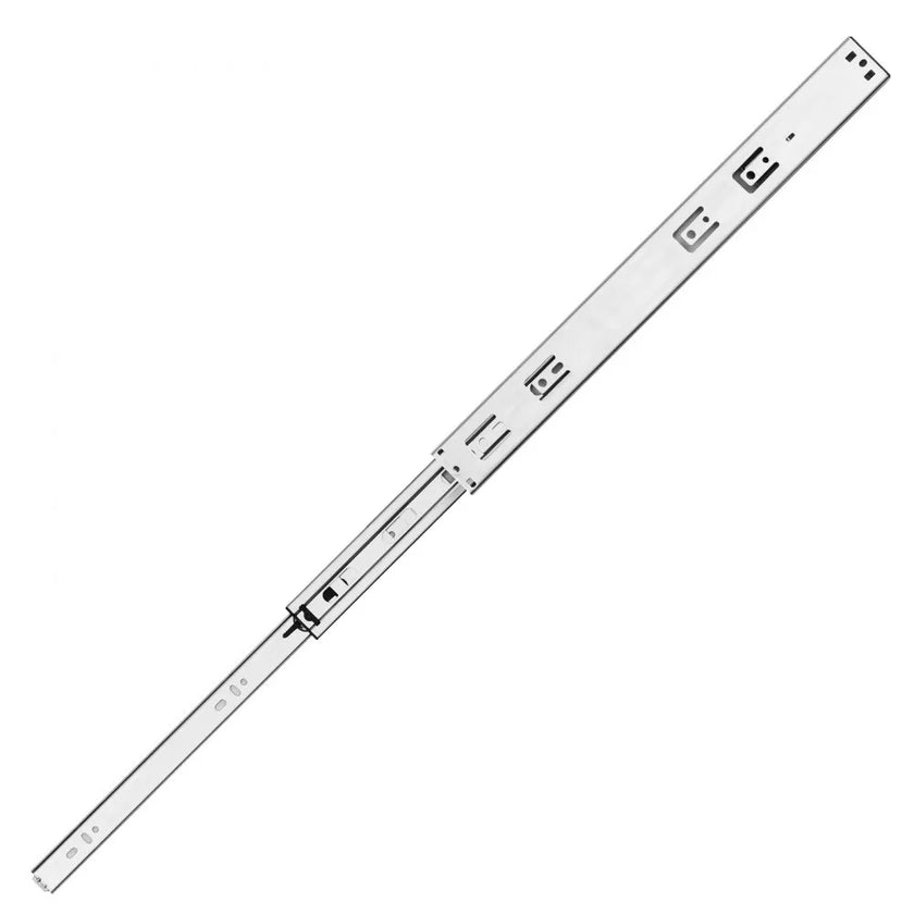 VEVOR Drawer Slides Side Mount Rails, Soft-Close10 Pairs 18 Inch, Heavy Duty Full Extension Steel Track, Noiseless Guide Glides Cabinet Kitchen Runners with Ball Bearing, 100 Lbs Load Capacity