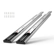 VEVOR Drawer Slides Side Mount Rails, Soft-Close 10 Pairs 24 Inch, Heavy Duty Full Extension Steel Track, Noiseless Guide Glides Cabinet Kitchen Runners with Ball Bearing, 100 Lbs Load Capacity
