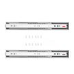 6 Pairs of 22 Inch Drawer Slides Side Mount Rails, Heavy Duty Full Extension Steel Track, Soft-Close Noiseless Guide Glides Cabinet Kitchen Runners with Ball Bearing, 100 Lbs Load Capacity