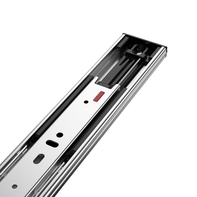 VEVOR 10 Pairs of 16 Inch Drawer Slides Side Mount Rails, Heavy Duty Full Extension Steel Track, Soft-Close Noiseless Guide Glides Cabinet Kitchen Runners with Ball Bearing, 100 Lbs Load Capacity