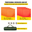 VEVOR Oversize Load Sign Oversize Flag 18 x 18 Inch Wide Load Signs for Trucks