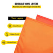 VEVOR Oversize Load Sign Oversize Flag 18 x 18 Inch Wide Load Signs for Trucks
