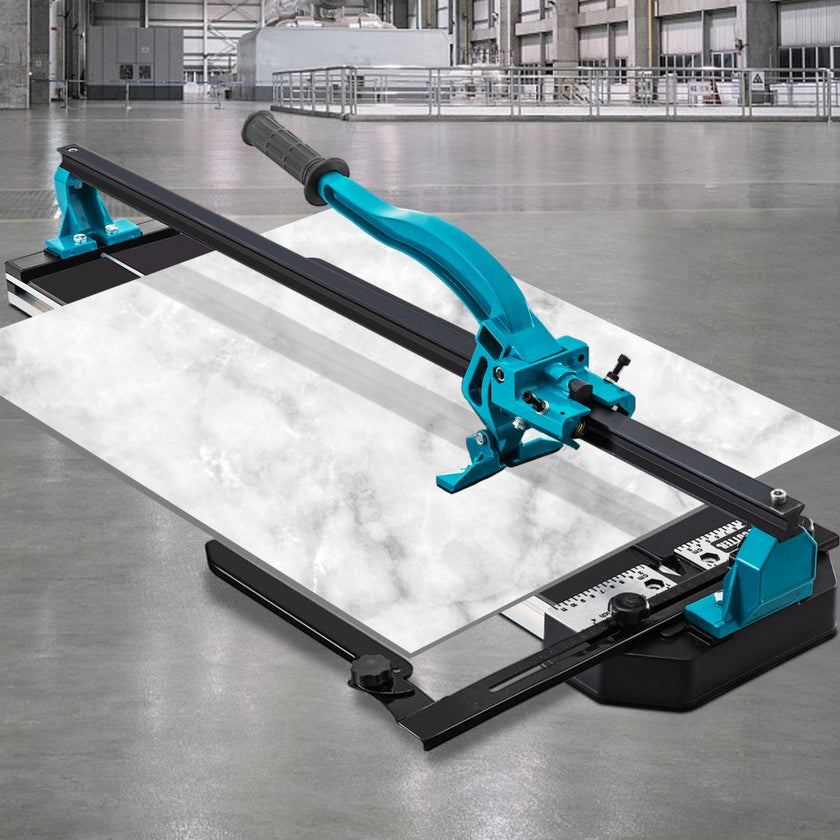 VEVOR Tile Cutter, 48 Inch Manual Tile Cutter, Tile Cutter Tools w/ Single Rail & Double Brackets, 3/5 in Cap w/Precise Laser Guide, Snap Tile Cutter for Precision Cutting Porcelain Tiles Industry