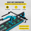 VEVOR Tile Cutter, 24 Inch Manual Tile Cutter, Tile Cutter Tools w/Single Rail Double Brackets, 3/5 in Cap w/Precise Laser Guide, Tile Cutter Porcelain Tools for Precision Cutting Porcelain Tiles