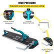 VEVOR Tile Cutter 31 Inch,Manual Tile Cutter Single Rail w/Precise Laser Positioning, Alloy Cutter Wheel with Ergonomic Handle, Accurate Rulers, For Large Tile 0.24\