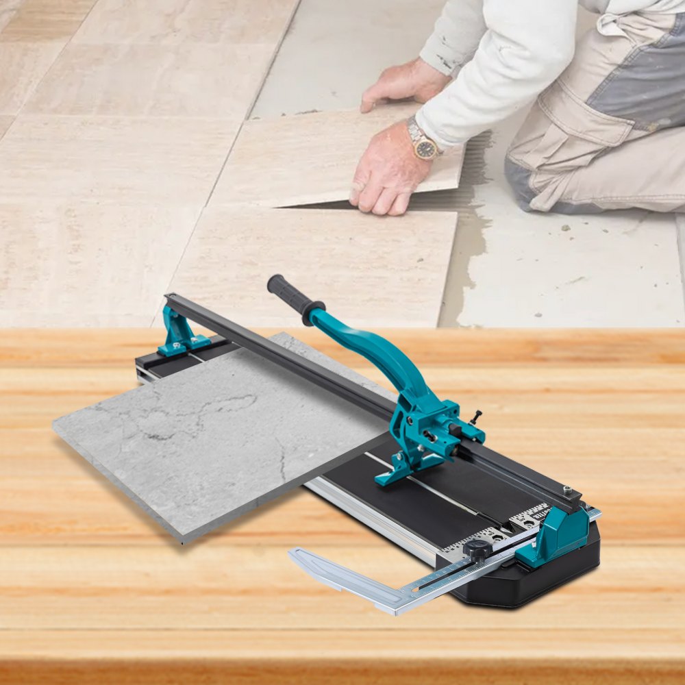 VEVOR Tile Cutter 31 Inch,Manual Tile Cutter Single Rail w/Precise Laser Positioning, Alloy Cutter Wheel with Ergonomic Handle, Accurate Rulers, For Large Tile 0.24\