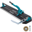 VEVOR Tile Cutter 31 Inch,Manual Tile Cutter Single Rail w/Precise Laser Positioning, Alloy Cutter Wheel with Ergonomic Handle, Accurate Rulers, For Large Tile 0.24\