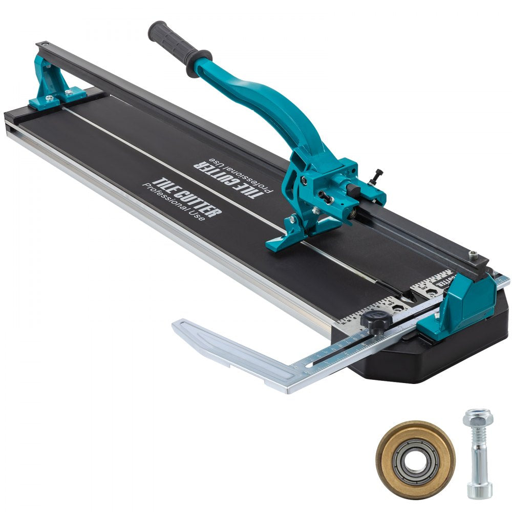 VEVOR Tile Cutter 31 Inch,Manual Tile Cutter Single Rail w/Precise Laser Positioning, Alloy Cutter Wheel with Ergonomic Handle, Accurate Rulers, For Large Tile 0.24\