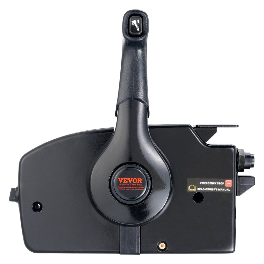 VEVOR Boat Throttle Control, 881170A13 Side-Mounted Outboard Remote Control Box for Mercury PT 4-Stroke, Marine Throttle Control Box with Power Trim Switch, 16.6 ft Harness 14 Pin, and Lanyard