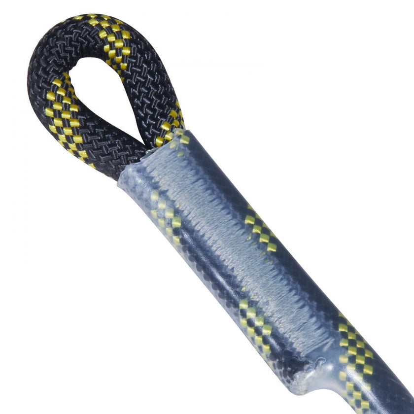 VEVOR Vertical Lifeline Assembly, 0.55'' x 25' Fall Protection Rope with 30 KN Breaking Tension, Polyester Roofing Rope with Steel Snap Hooks, Rope Grab, and Shock Absorber, ANSI Compliant