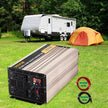 VEVOR Pure Sine Wave Inverter, 3000 Watt Power Inverter, DC 12V to AC 110V Car Inverter, with LCD Display, 5V USB Port, AC Outlets (GFCI) Power Converter, for Car, RV Truck,Solar System,Travel Camping