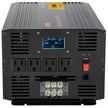 VEVOR Pure Sine Wave Inverter 3500 Watt Power Inverter, DC 12V to AC 120V Car Inverter, with USB Port LCD Display Remote Controller and AC Outlets (GFCI), for RV Truck Car Solar System Travel Camping