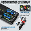 VEVOR Pure Sine Wave Inverter, 2500 Watt Power Inverter, DC 12V to AC 120V Car Inverter, with USB Port, LCD Display, and Remote Controller Power Converter, for RV Truck Car Solar System Travel Camping