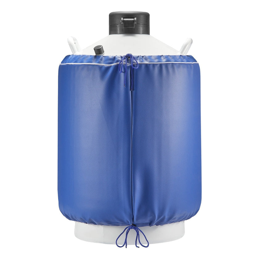 VEVOR Liquid Nitrogen Tank 30 L Aluminum Alloy LN2 Container Dewar 6 Canisters