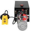 VEVOR Hydraulic Pump Double Acting Hydraulic Power Unit 12V DC Dump Trailer Pump 3200PSI Hydraulic Power Unit for Dump Trailer Car Lifting (12 Quart, Steel/Double Acting)