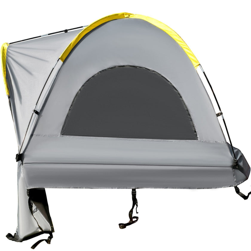 VEVOR Truck Tent 6.5’, Truck Bed Tent, Pickup Tent for Full Size Truck, Waterproof Truck Camper, 2-Person Sleeping Capacity, 2 Mesh Windows, Easy To Setup Truck Tents For Camping, Hiking, Fishing