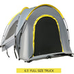 VEVOR Truck Tent 6.5’, Truck Bed Tent, Pickup Tent for Full Size Truck, Waterproof Truck Camper, 2-Person Sleeping Capacity, 2 Mesh Windows, Easy To Setup Truck Tents For Camping, Hiking, Fishing
