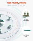 VEVOR Glass Lazy Susan Turntable Dining Table Centerpiece 24 in Rotating Tray
