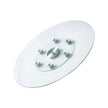 VEVOR Glass Lazy Susan Turntable Dining Table Centerpiece 30 in Rotating Tray