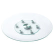 VEVOR Glass Lazy Susan Turntable Dining Table Centerpiece 30 in Rotating Tray