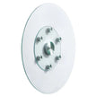 VEVOR Glass Lazy Susan Turntable Dining Table Centerpiece 30 in Rotating Tray