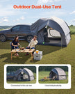VEVOR SUV Camping Tent Outdoor SUV Tent with 2 Doors Waterproof for 5-8 Person