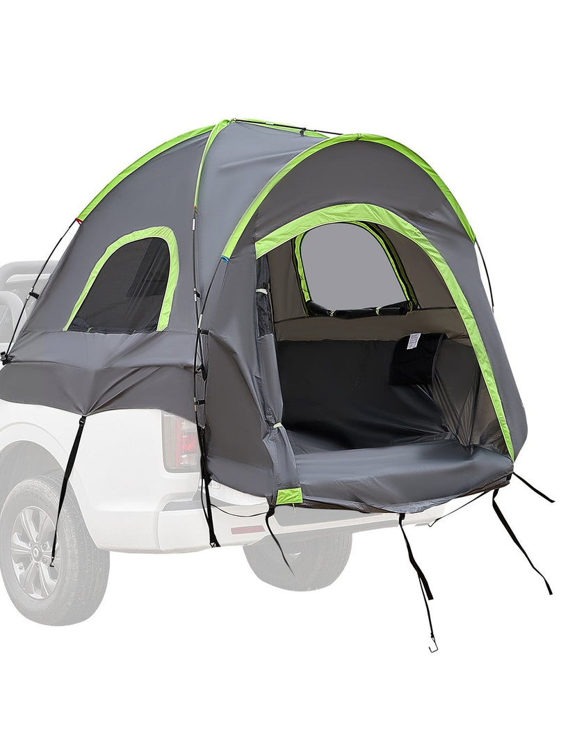 VEVOR Truck Tent 6.4-6.7ft Waterproof PU2000 Truck Bed Camping Tent 2-3 Person