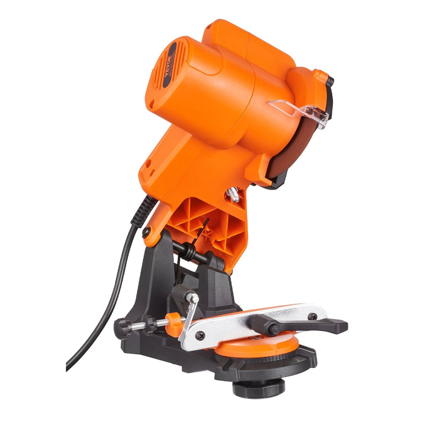 VEVOR Electric Chainsaw Sharpener, 140W Electric Saw Chain Blade Sharpener 5700RPM, Professional Bench Chain Saw Sharpening Tool with 3 Grinding Wheels Fit 0.25