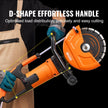 VEVOR Electric Concrete Saw, 9 in, 1800 W 15 A Motor Circular Saw Cutter with 3.5 in Cutting Depth, Wet/Dry Disk Saw Cutter Includes Water Line, Pump and Blade, for Stone, Brick