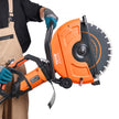 VEVOR Electric Concrete Saw, 16 in, 3200 W 15 A Motor Circular Saw Cutter with Max. 6 in Adjustable Cutting Depth, Wet Disk Saw Cutter Includes Water Line, Pump and Blade, for Stone, Brick