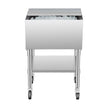 VEVOR Commercial Ice Bin 61.6 L Ice Chest on Wheels with Bottom Storage Tray