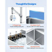 Commercial Ice Bin – 100.7 Qt Stainless Steel Underbar Ice Chest with Sliding Lid – NSF Certified