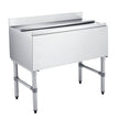 Commercial Ice Bin – 100.7 Qt Stainless Steel Underbar Ice Chest with Sliding Lid – NSF Certified