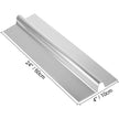 VEVOR PEX Heat Transfer Plates, 100pcs Box Radiant Heat Transfer Plates, 2ft Aluminum PEX Heat Transfer Plates, 1/2 inch Heat Transfer Plates Designed for PEX Tubing