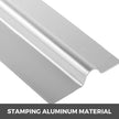 VEVOR PEX Heat Transfer Plates, 100 pcs Box Radiant Heat Transfer Plates, 4 ft Aluminum PEX Heat Transfer Plates, 1/2 inch Heat Transfer Plates Designed for PEX Tubing