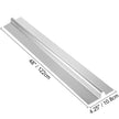 VEVOR PEX Heat Transfer Plates, 100 pcs Box Radiant Heat Transfer Plates, 4 ft Aluminum PEX Heat Transfer Plates, 1/2 inch Heat Transfer Plates Designed for PEX Tubing